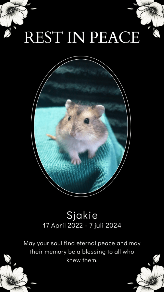 Afscheid van Sjakie mijn held! 
